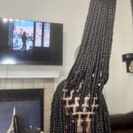 Medium knotless waist length at braids by lara