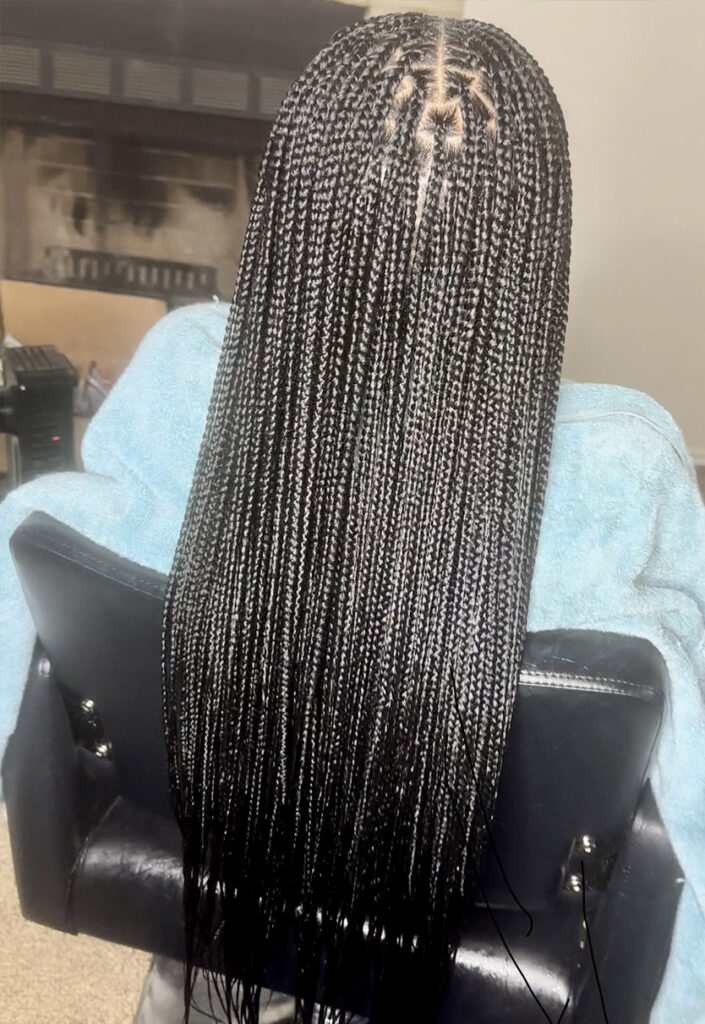 Small knotless waist length at braids by lara